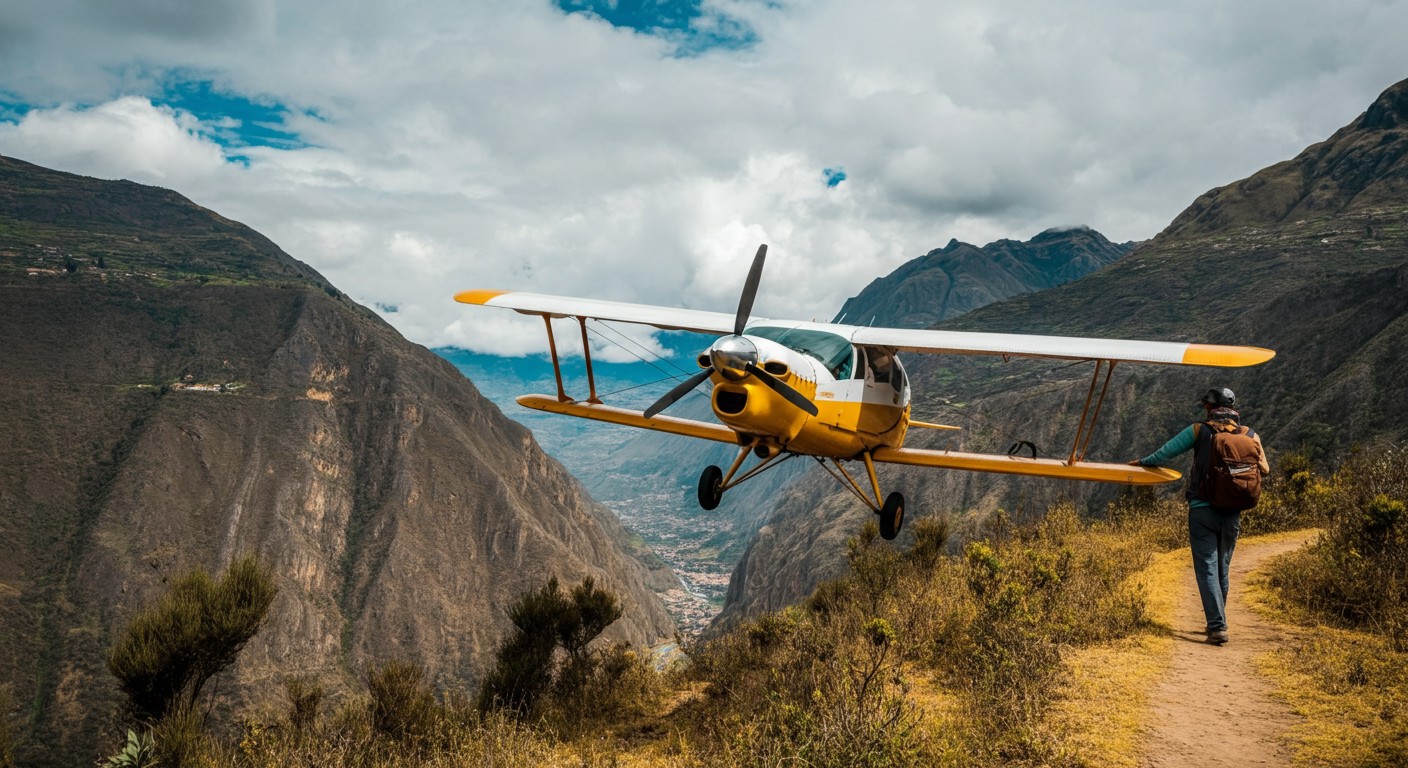 Voo de Avião no Peru