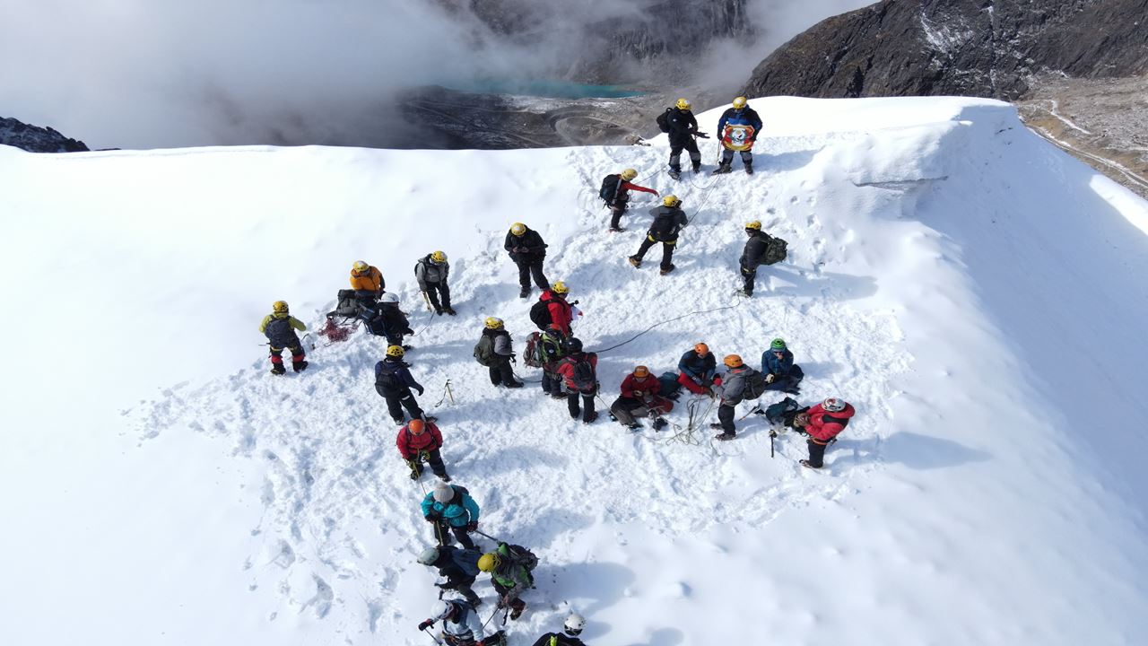 Escalando Nevado Mateo foto 3