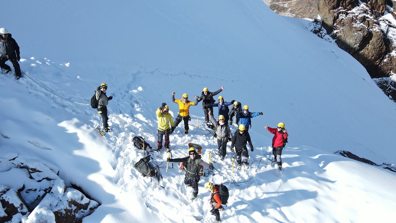 Escalando Nevado Mateo foto 4