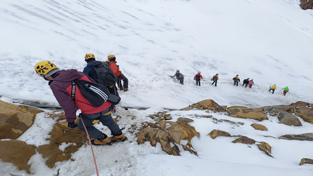 Escalando Nevado Mateo foto 9