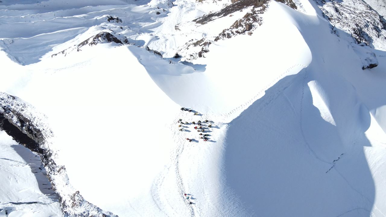 Escalando Nevado Mateo foto 5