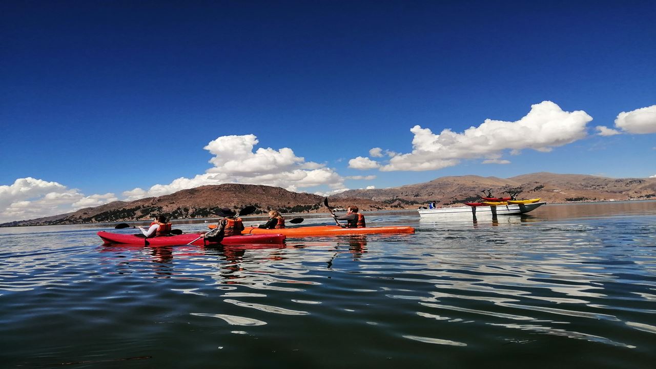 Kayaking At Lake Titicaca foto 4