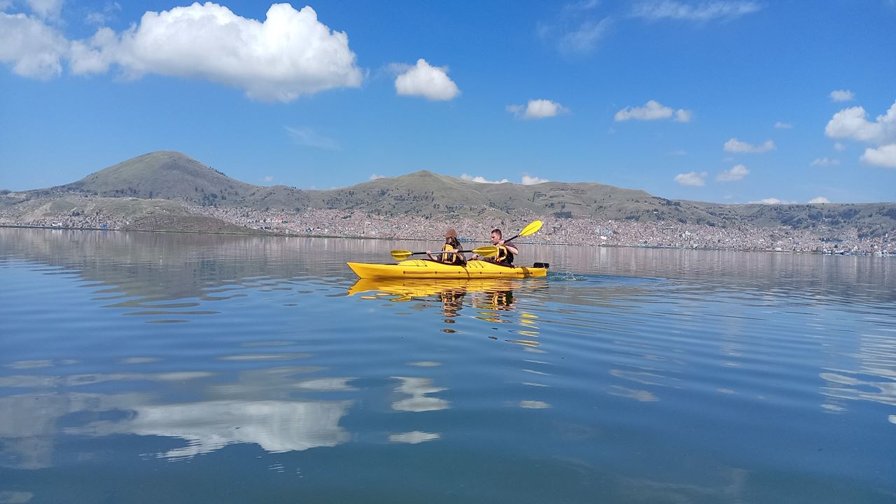 Kayaking At Lake Titicaca foto 5